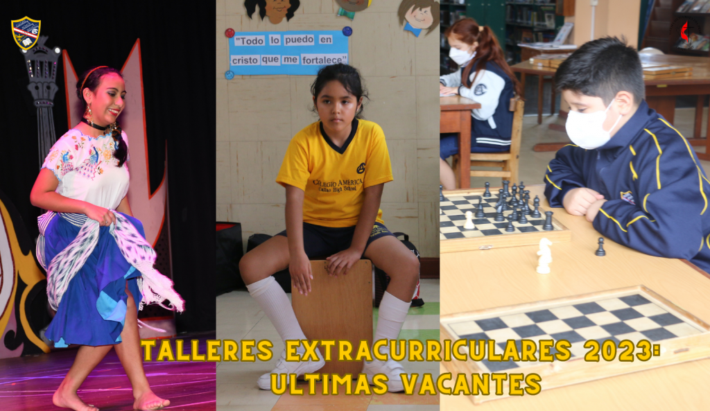 Talleres extracurriculares 2023: Últimas vacantes