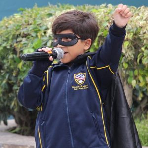 1er. grado B de primaria – Ceremonia Cívica por el Día mundial de la lucha contra la anemia