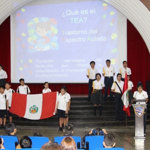 6to. grado B de primaria – Ceremonia Cívica por el Día Mundial del Autismo