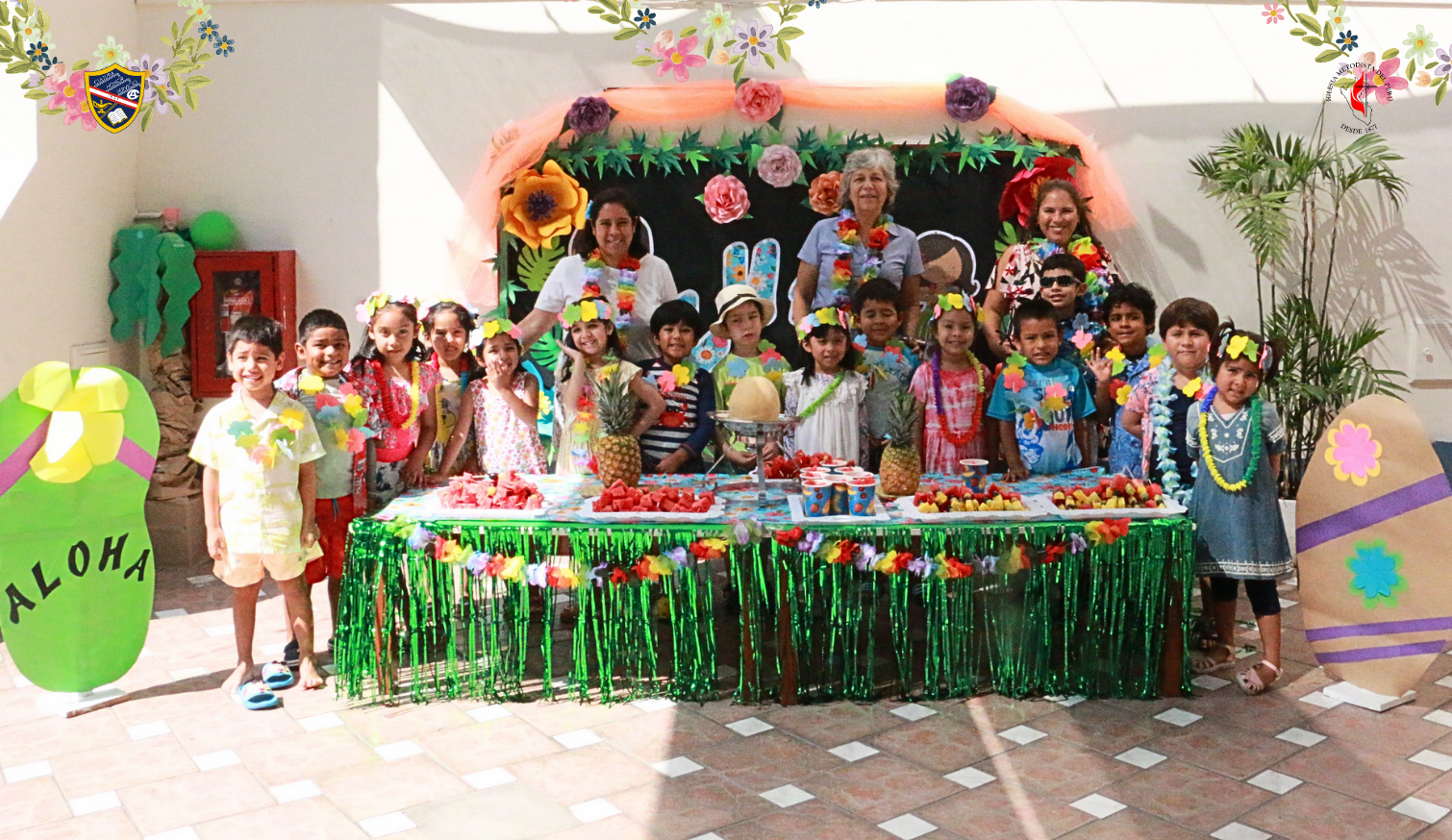 Luau Party… porque estamos felices de volver al Colegio – Colegio