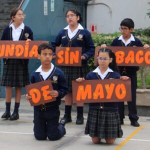 5to. grado B de primaria – Ceremonia Cívica por el Día Mundial Sin Tabaco
