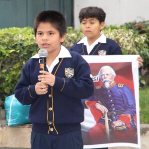 4to. grado B de primaria – Ceremonia Cívica por el Día de la Bandera