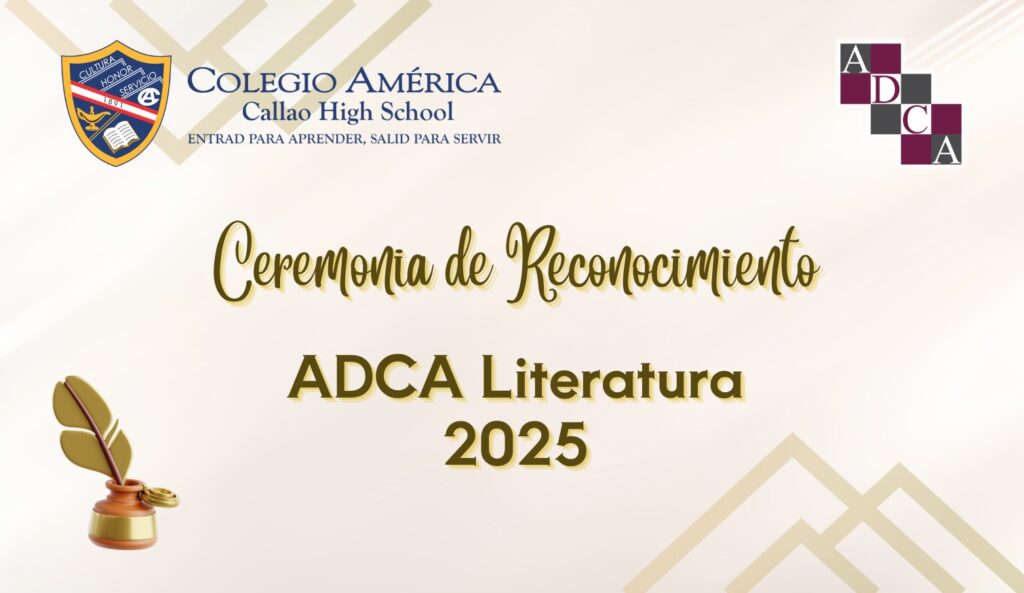 Colegio América del Callao realiza ceremonia de reconocimiento de ADCA – Literatura 2025