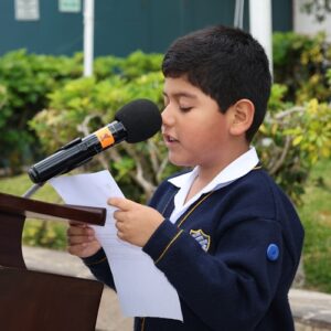 1.º grado A de primaria –Día de la Declaración Universal de los Derechos Humanos e inicio de la Semana de la lucha contra la anemia